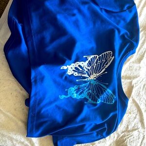 A butterfly croptop from SHEIN